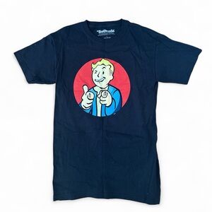 NWT Fallout Vault Boy Thumbs Up Black Graphic T-Shirt